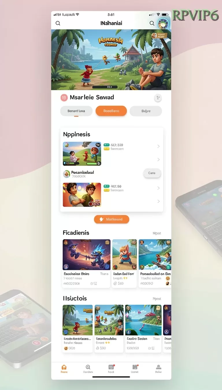 Cuplikan layar IDAGAME — halaman utama