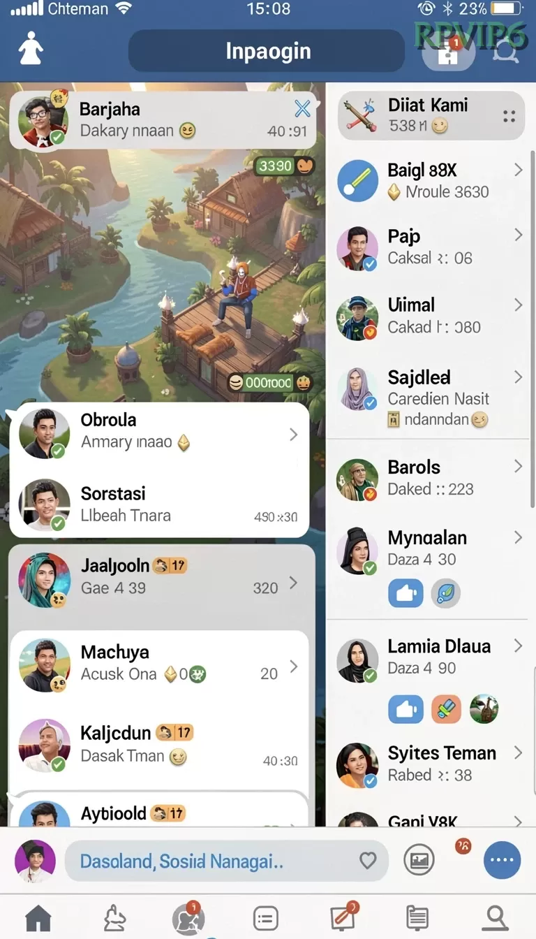 Cuplikan layar HOT51 — halaman utama