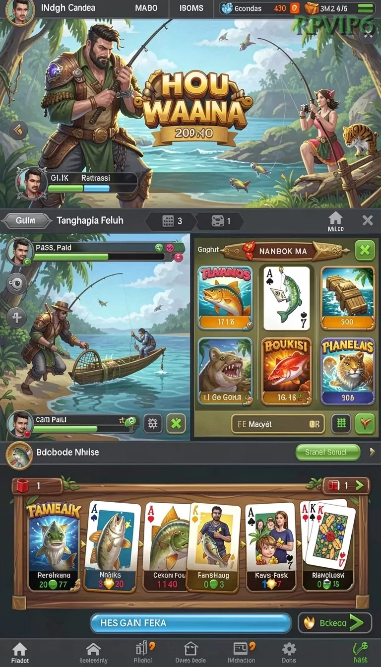 Cuplikan layar DNASLOT — menu navigasi